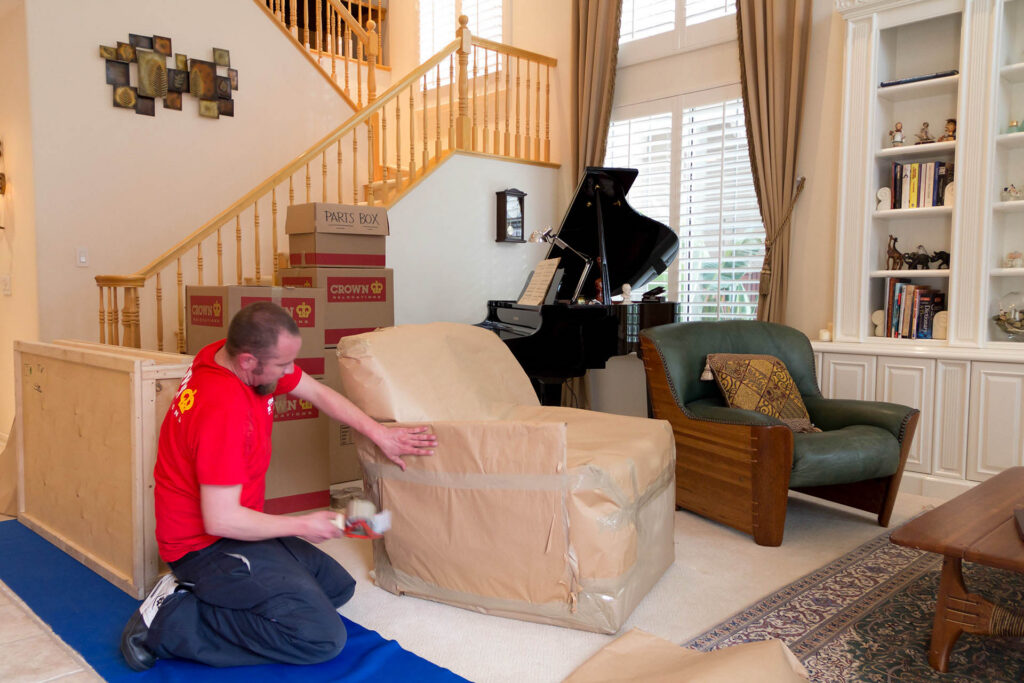 packing furniture
