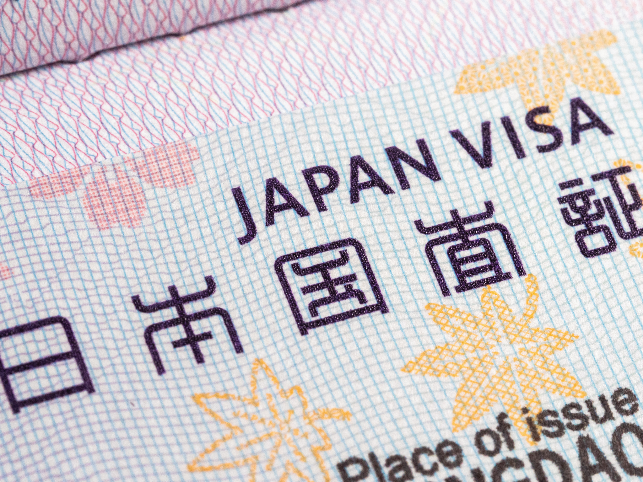 japanese visa application
